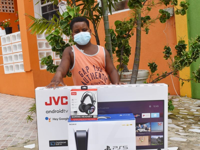 I wish to have a PS5, a 39″TV, and a gaming headset